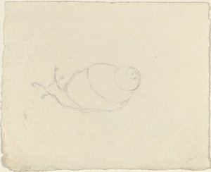Schnecken (recto und verso) von John Flaxman