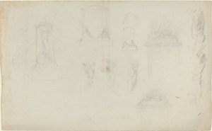 Studien für ein Denkmal von John Flaxman