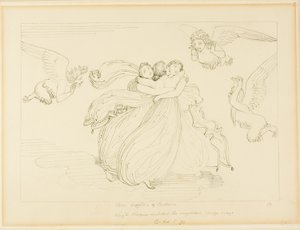 Die Harpyien und die Töchter des Pandarus