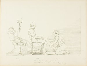 Odysseus, Penelope und Eurykleia