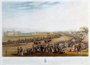 Sonderpreis von 5000 Francs in Chantilly im Jahr 1841 Druck von John Frederick Herring (1795-1865) 1841 Private Sammlung von John Frederick Herring Senior