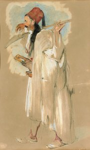 Ein Suliote-Krieger von John Frederick Lewis