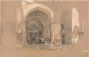 Innenraum der Großen Moschee (Ulucami), Bursa, Türkei