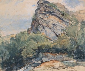 St. Goarhausen am Rhein zwischen Koblenz und Mainz von John Frederick Lewis
