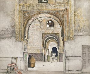 Die Halle der zwei Schwestern (Sala de las dos Hermanas), aus 