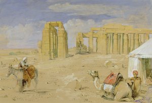 Das Ramesseum in Theben von John Frederick Lewis