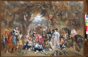 Ländliches Fest zur Zeit von Karl II. von John Frederick Tayler