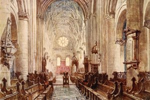 Innenraum der Kathedrale von Christ Church, 1903 von John Fulleylove