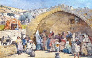 Der Brunnen der Jungfrau in Nazareth von John Fulleylove