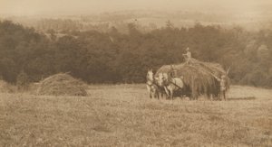 Heu laden, 1890-1900