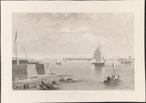 Bucht und Hafen von New York von Bedlon
