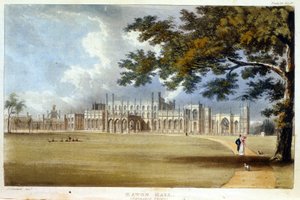 Eaton Hall, Eingangsfront, aus Ackermanns 