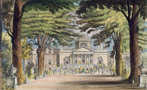 Hauptfront von Chiswick House, aus R. Ackermanns 
