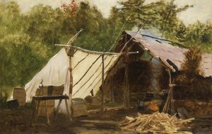 Lager im Hauptwald von John George Brown