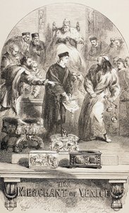 Der Kaufmann von Venedig, 1890 von John Gilbert