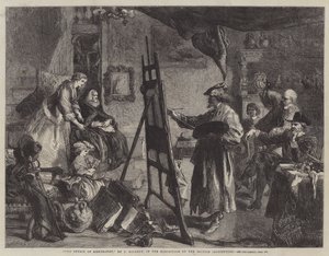 Das Atelier von Rembrandt von John Gilbert