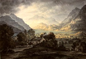 Place Fell und Hellvellyn, Ullswater, vom Gowbarraow Park von John Glover