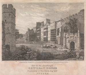 Ansicht im Innenhof von Cowdray House (für die Exkursionen durch Essex); Seite 74 (Band Eins)