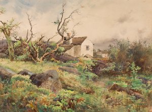 Dorf und Schlehdorn, Humberston von John Guttridge Sykes