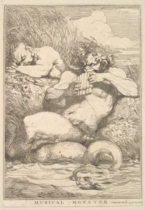 Musikalisches Monster aus Fünfzehn Radierungen, Sir Joshua Reynolds gewidmet von John Hamilton Mortimer