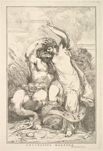 Erfolgreiches Monster aus Fünfzehn Radierungen gewidmet Sir Joshua Reynolds, 8. Dezember 1778 von John Hamilton Mortimer