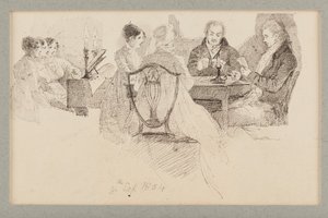 Ein Abendunterhaltung, 1804 von John Harden