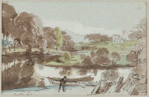 Brathay Hall von Osten, Lake District, Cumbria, 1810