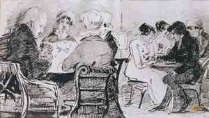 Karten und Schach, 1815