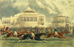 Das Rennen um den Kaiser-Pokal, in Ascot, 12. Juni 1845 von John Harris