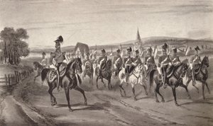 Zum Appell gehend, 16. Lanzenreiter, 1850-1909