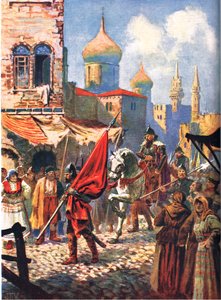 Rückkehr von Iwan dem Schrecklichen nach Moskau, Illustration aus 