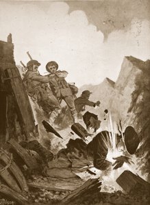 Leutnant A.V. Smith wirft sich auf eine scharfe Bombe und opfert sein Leben für seine Kameraden