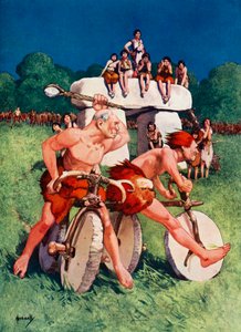 Ein prähistorisches Schmutzspurrennen