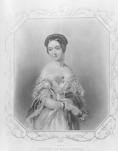 Elizabeth Wellesley, Herzogin von Wellington, graviert von William und Francis Holl