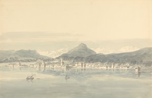 Eine Stadt am Genfersee