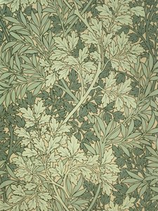 Laubtapete, entworfen von John Henry Dearle für Morris and Company