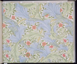 Granville-Tapete, entworfen von John Henry Dearle für Morris and Company, 1896 von John Henry Dearle