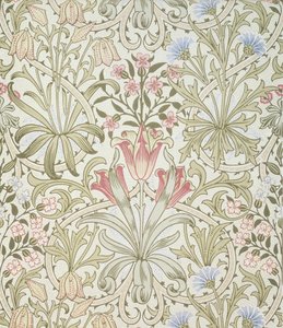 Persische Tapete, entworfen von John Henry Dearle (1860-1932) für Morris and Company