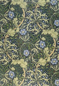 Seetang-Tapete, entworfen von John Henry Dearle (1860-1932) für Morris and Company, 1901 von John Henry Dearle