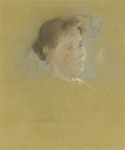 Studie eines Kopfes von John Henry Twachtman