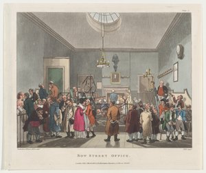Bow Street Büro, 1. März 1808 von John Hill
