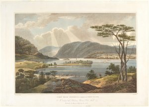 Blick von Fishkill nach West Point