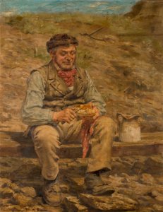 Arbeiter beim Mittagessen, 1886-87 von John Hodgson Campbell