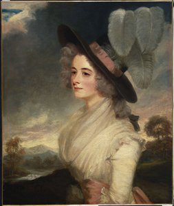 Porträt von Miss Elizabeth Beresford, Halbfigur