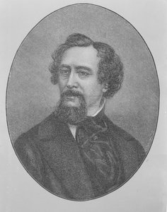 Charles John Huffam Dickens (1812-70) von John Jabez Edwin Paisley Mayall