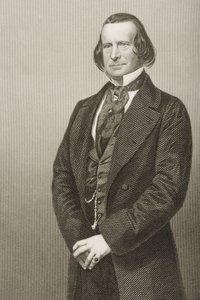 Samuel Phelps, graviert von D.J. Pound nach einem Foto, aus 