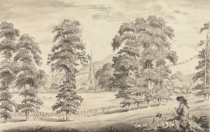 Landschaft mit Ledbury Kirchturm