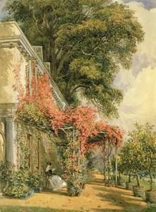 Gartenfront des Hauses von Mr. Robert Vernon in Twickenham von John James Chalon