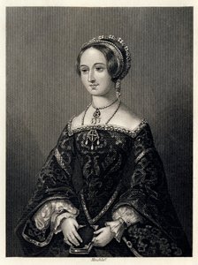 Marguerite de Navarre, Königin Gemahlin von Heinrich II. von Navarra von John James Hinchcliff