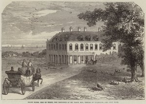 Brook House, Isle of Wight, die Residenz von Mr. Seely, MP, besucht von Garibaldi